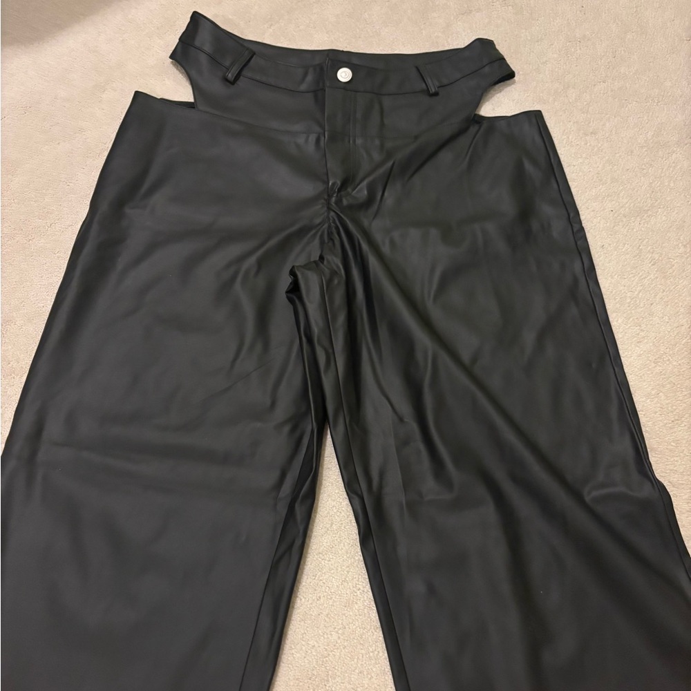 Princess Polly cutout leather pants